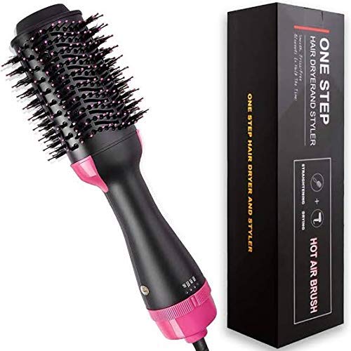 Perie fixa 3in1 cu Aer Cald, 1000 W, One Step 3 in 1 + Ondulator ceramic, putere 25-39 W, diferite culori