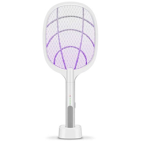 Paleta electrica reincarcabila pentru tantari si insecte cu suport inclus
