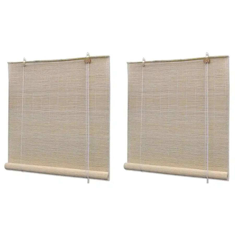 Set 2 jaluzele rulou din bambus, 90 x 180 cm