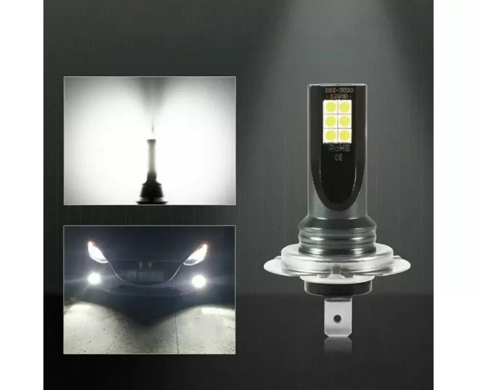 Set 2 Becuri auto LED H7 110W/set 12 LED SMD