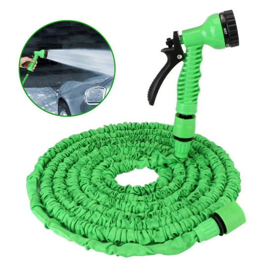 Set 8 dispozitive automate de udare prin picurare , cu Sistem Reglabil al Debitului pentru ghivece flori + Furtun extensibil 22 m cadou