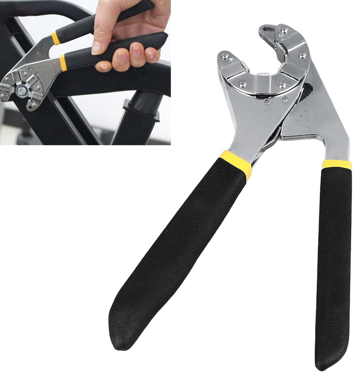 Pachet 2 x Cheie universala RightTool marimi 12-20 mm maner ergonomic si antiderapant