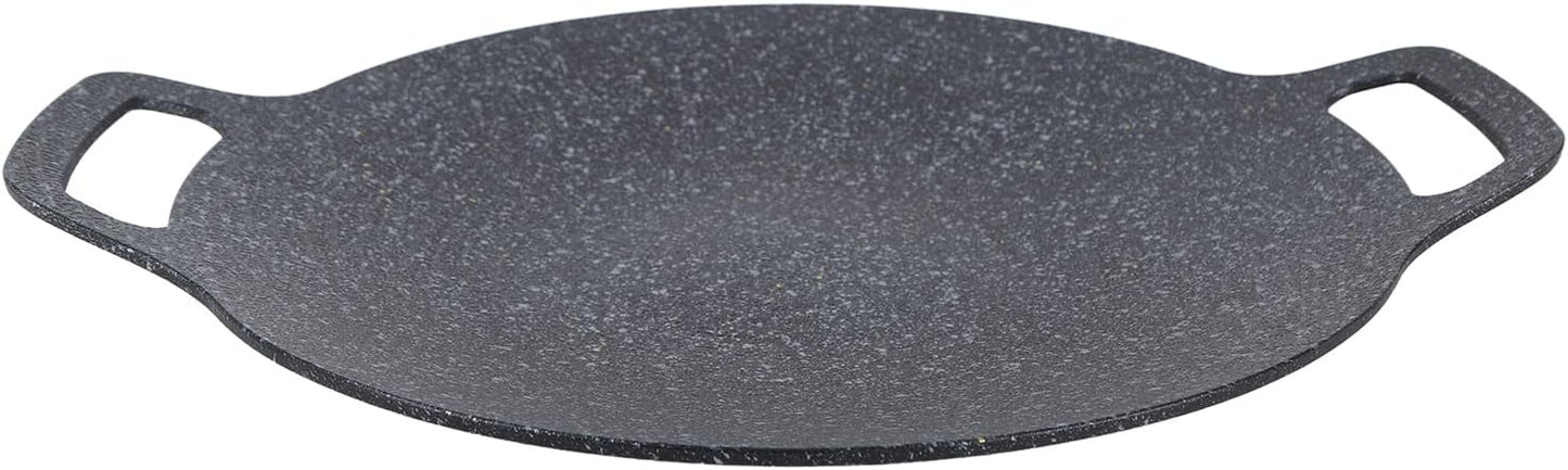 Set 2 x Tava copt rotunda, aluminiu, negru, 34cm