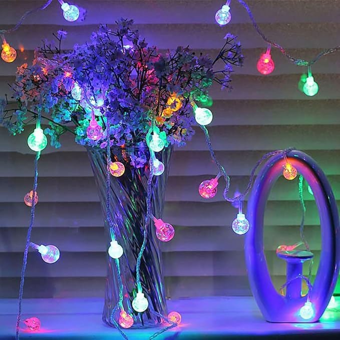 Rola instalatie Craciun 80 metri, 400 Globulete led multicolor