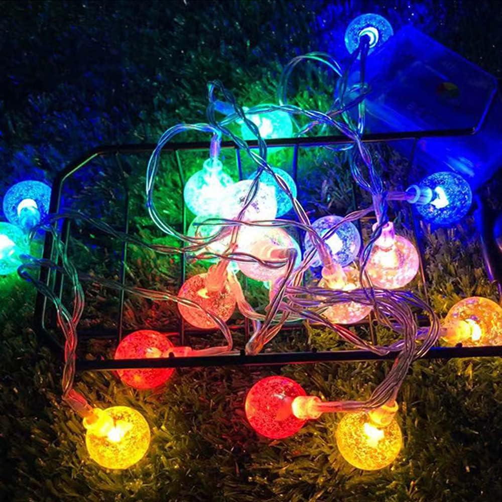 Rola instalatie Craciun 80 metri, 400 Globulete led multicolor