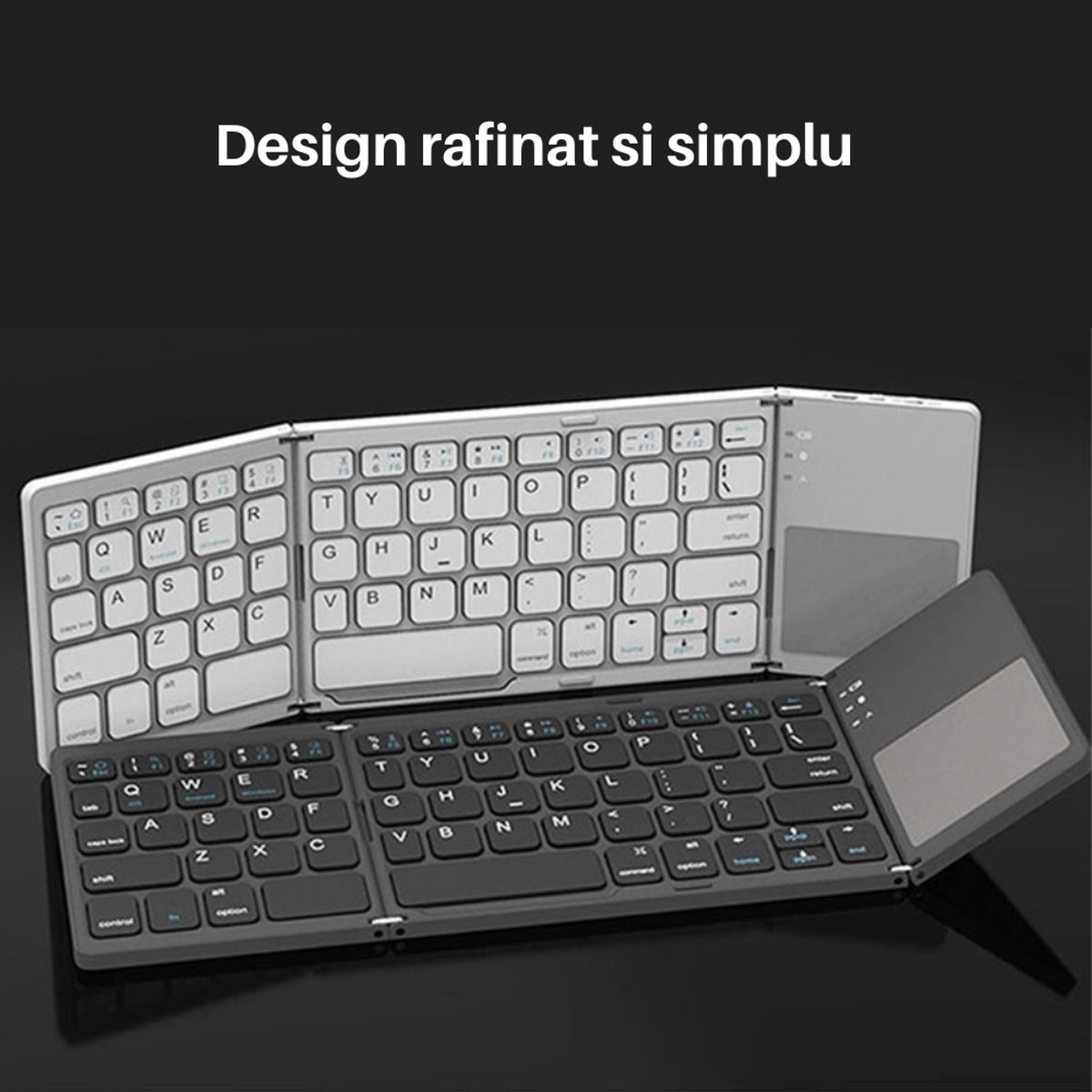 Mini Tastatura Bluetooth Pliabila cu Touchpad Integrat GUP B033
