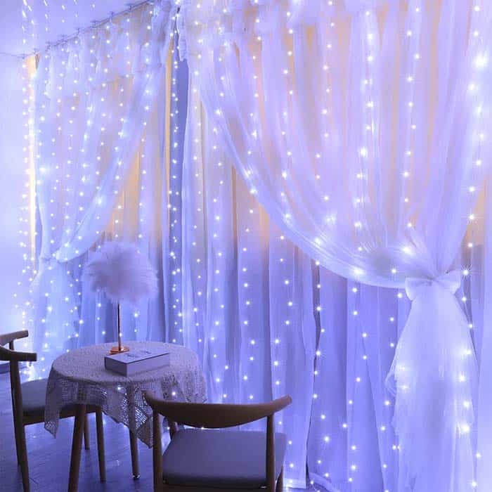 Set 2 x Instalatie perdea 3x3m , 300LED , 8 Programe, cu USB si Telecomanda