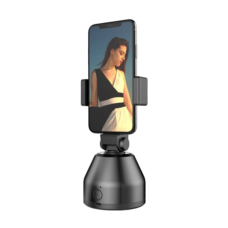 Suport cu sistem de stabilizare Gimbal Souing Genie 360° Intelligent Tracking Platform cu AI Smart Tracking si Face Recognition Negru