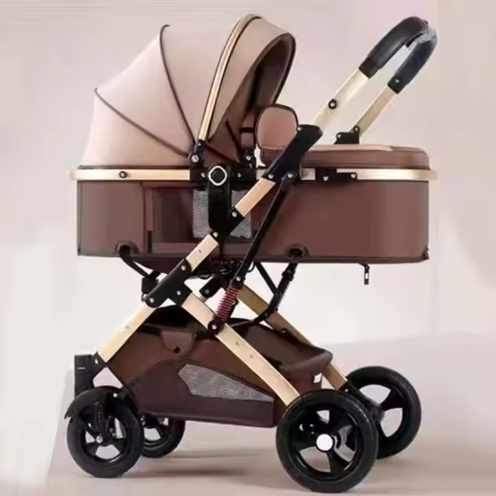 Carucior 2in1 - Pliabil cu un singur buton - Model de lux