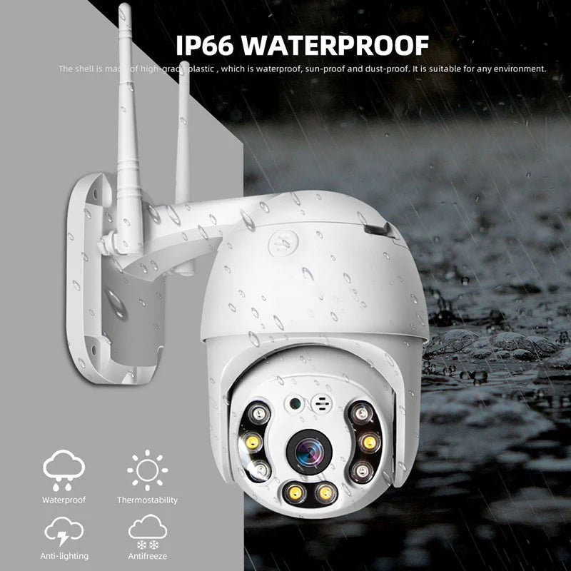 Pachet 2 x camera supraveghere WIFI, 2MP, FULL HD, vedere color noaptea, Micro SD, Rotire 360, detectie forma umana