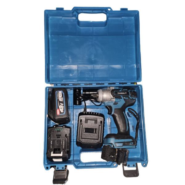 Trusa Bormasina de Impact si Insurubat Dasgut cu 2 acumulatori, 48V , Plus Geanta Transport + Trusa 40 de chei tubulare CADOU
