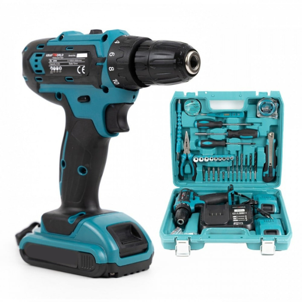 Trusa Bormasina Autofiletanta , 2 Acumulatori 36V 5Ah, Statie de Incarcare, 30 Accesorii