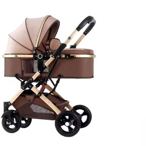 Carucior 2in1 - Pliabil cu un singur buton - Model de lux