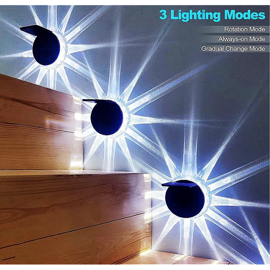 Pachet 4+2 CADOU Lampi Exterior Calitate APF de Perete/ Gard cu panou Pentru iluminare Gradina/ Terasa, rezistenta la apa