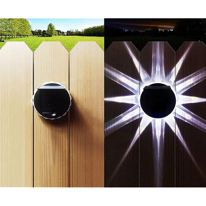 Pachet 4+2 CADOU Lampi Exterior Calitate APF de Perete/ Gard cu panou Pentru iluminare Gradina/ Terasa, rezistenta la apa