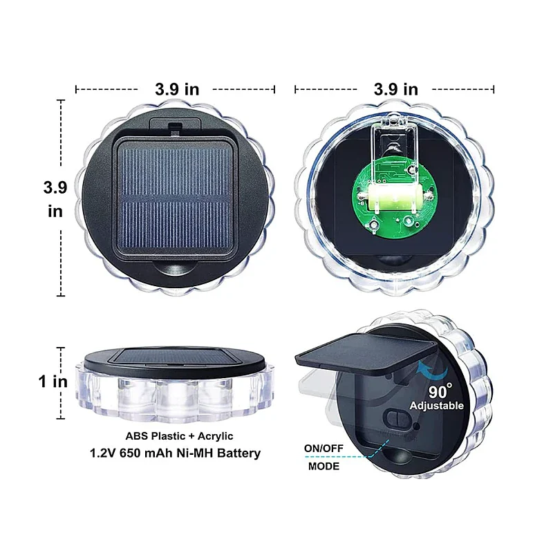 Pachet 4+2 CADOU Lampi Exterior Calitate APF de Perete/ Gard cu panou Pentru iluminare Gradina/ Terasa, rezistenta la apa