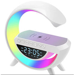 Set 2 x Incarcator wireless BT-3401, Difuzor, Ceas, Incarcare smartphone-uri, 15W