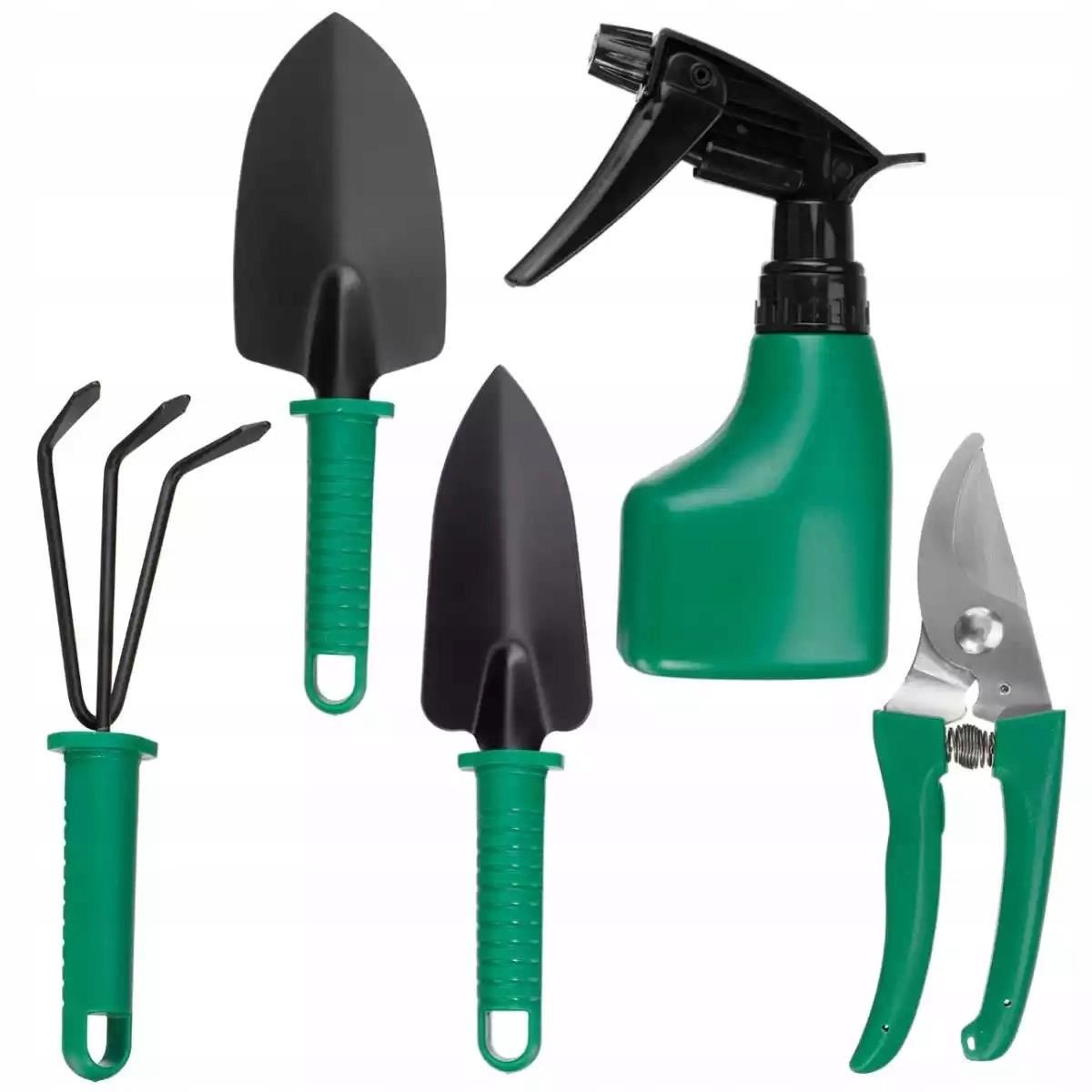 Set Trusa Cu Unelte De Gradina, 10 Accesorii Pentru Gradinarit