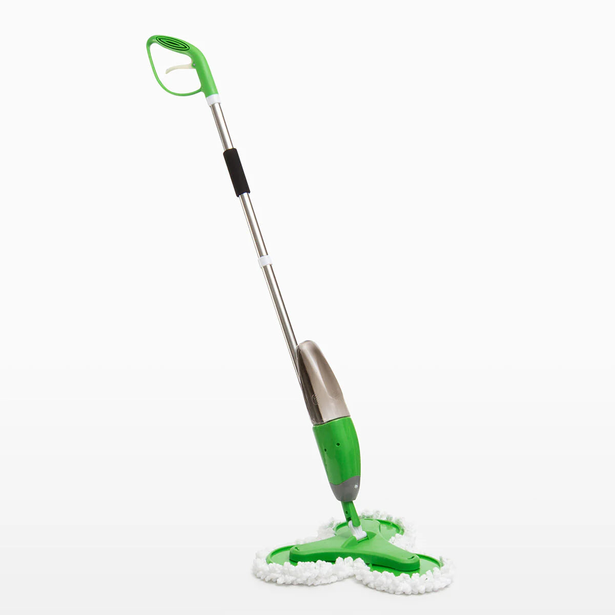 Mop triplu cu rezervor pulverizator, 3 capete rotative cu diametru 20 cm, 3 lavete microfibra, rezervor 600 ml