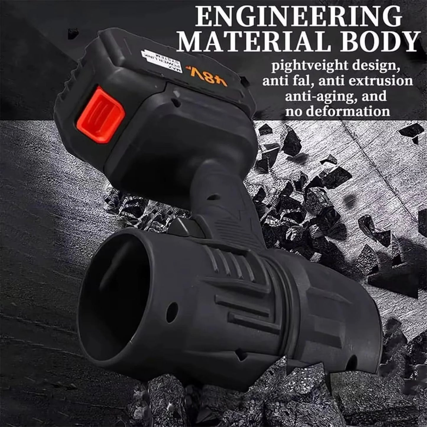 Suflantă Turbo Auto Portabilă 1050W, 35.000 RPM – Putere Mare 180 km/h, 6 m³/min – Ideală pentru Uscare Mașină, Îndepărtare Frunze, Praf și Apă