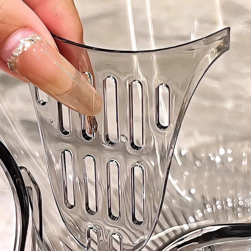 Sita transparenta pentru spalarea fructelor si legumelor, cos cu scurgere si filtru
