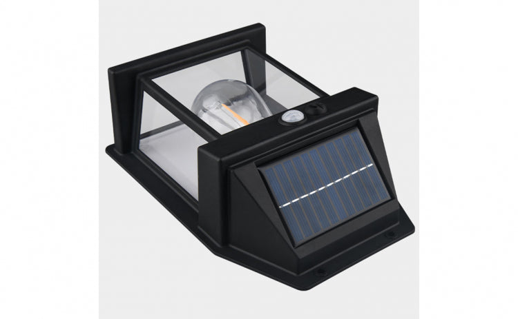 Set 2 x Lampa solara perete LED JF888, senzor miscare, 40W