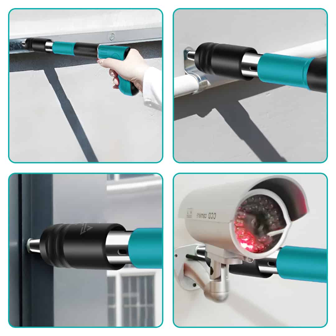 Pistol de batut cuie manual, pentru beton si tavan, slot sarma, argintiu, mini