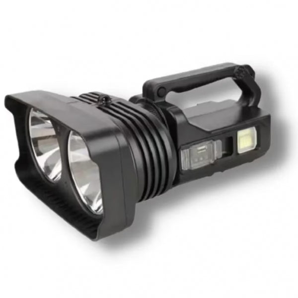 Lanterna proiector led, multifunctionala, reincarcabila, cu power bank, Q-LED5123, culoare negru