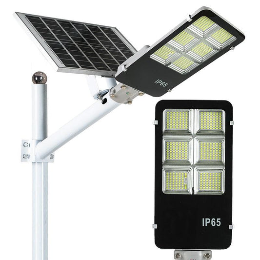 Lampa cu Incarcare Solara 400W, Telecomanda, Suport Metalic