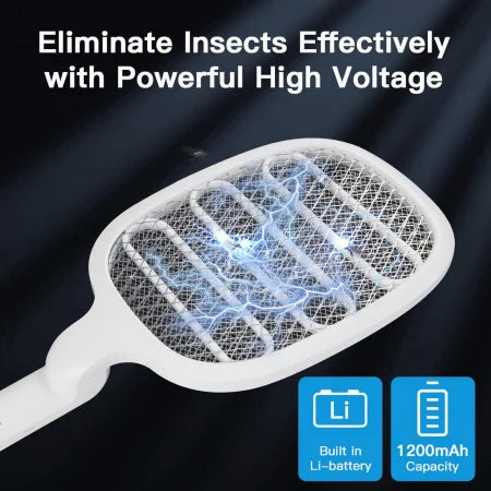 Set 2 x Paletă Electrică Anti-Insecte cu Încărcare USB – Eficiență și Conveniență pentru Serile de Vară