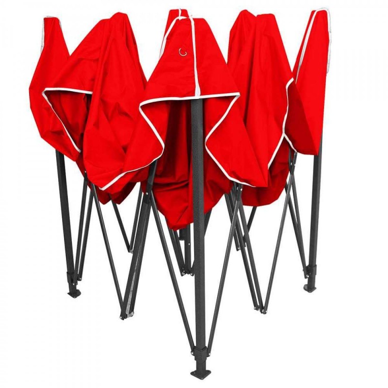 Pavilion textil 3x3 metri, prelata 800 g/mp, cort impermeabil cu structura metalica tip armonica