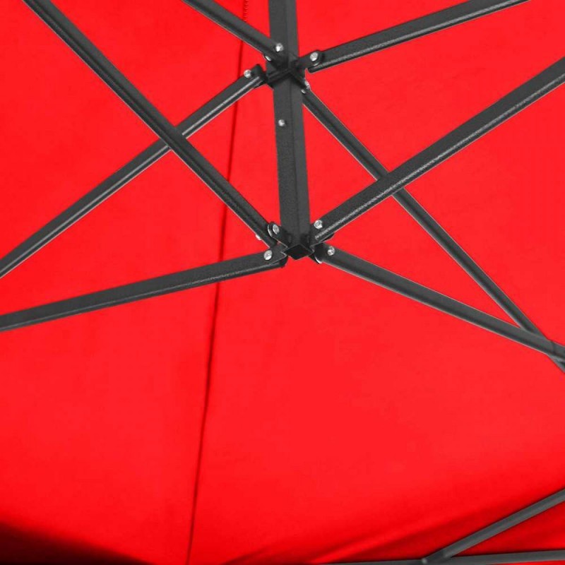 Pavilion textil 3x3 metri, prelata 800 g/mp, cort impermeabil cu structura metalica tip armonica