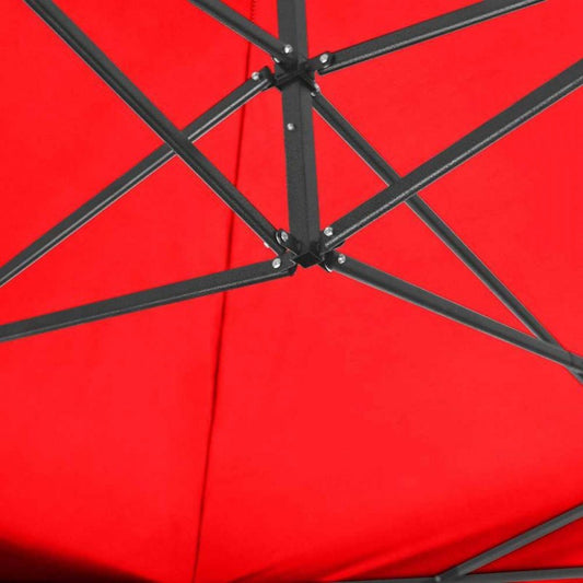 Pavilion textil 3x3 metri, prelata 800 g/mp, cort impermeabil cu structura metalica tip armonica