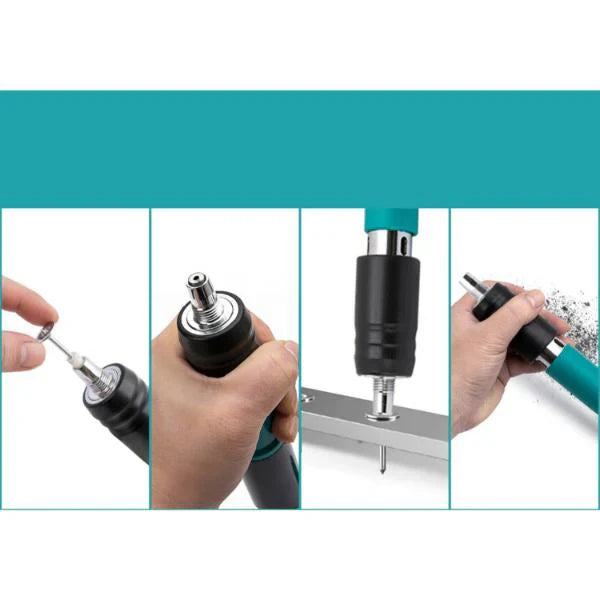 Pistol de batut cuie manual, pentru beton si tavan, slot sarma, argintiu, mini