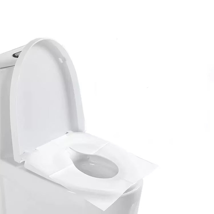 Set 50 Bucati Husa Ecologica de Unica Folosinta potrivita pentru Copii si Adulti, pentru toalete publice