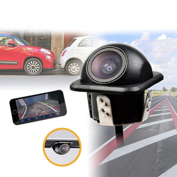 Camera Marsarier Premium Light Metalica Waterproof Linii de ghidaj Night Vision Unghi Parcare 170 Grade