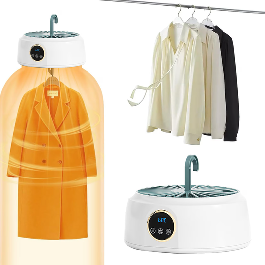 Uscator rufe electric, Uscator de Haine Pliabil de Uz Casnic, Portabil, Capacitate 10 KG, Usuca rapid