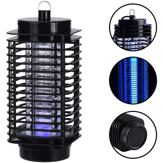 Set 2 x Lampa pentru insecte, Vilde, LED, 550v, Plastic, 10 x 22 cm, Negru