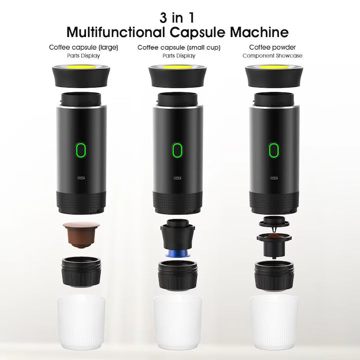 Espressor portabil pentru capsule Nespresso Coffeedot, negru