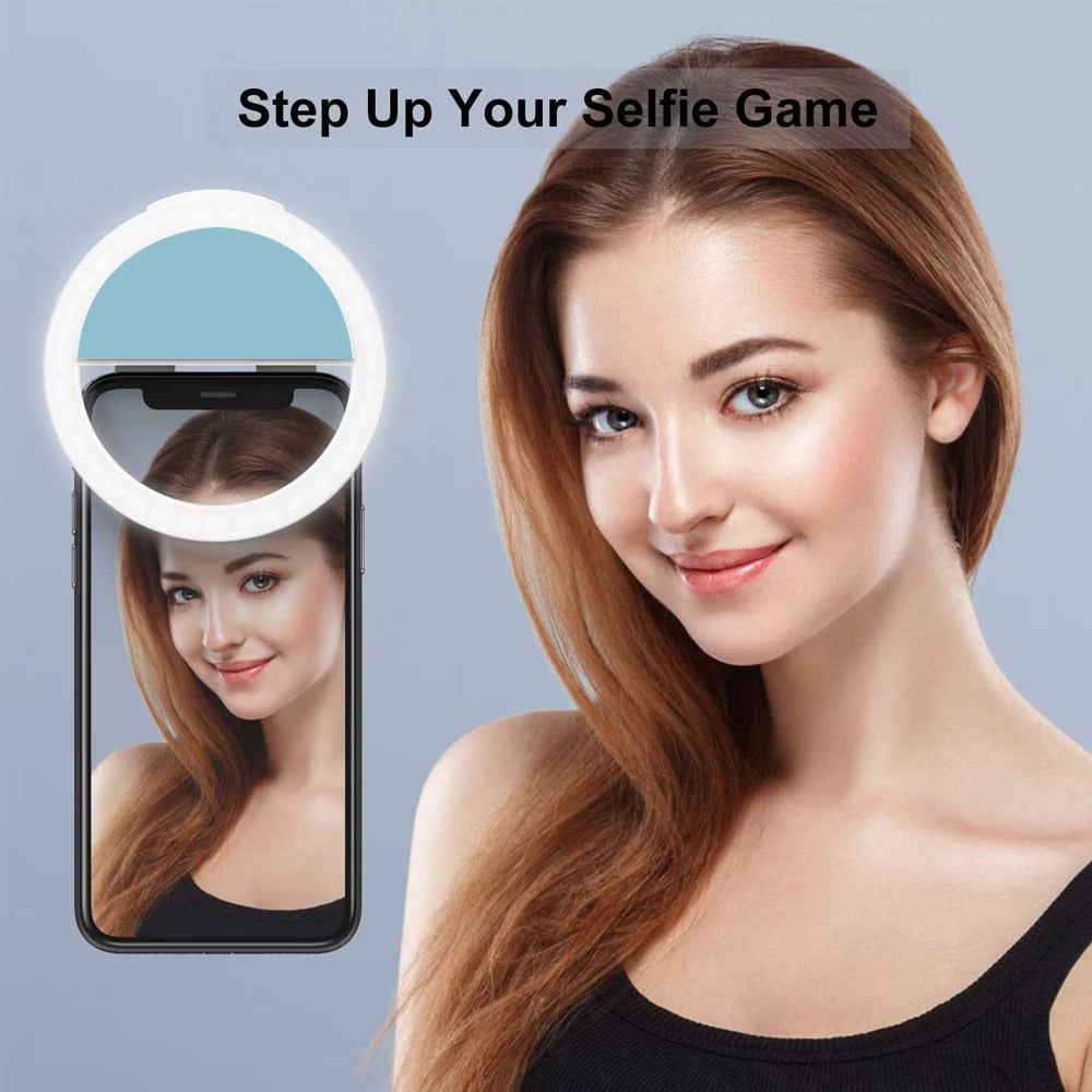 Lampa selfie pentru fotografii, Cozevdnt, multicolor, rezistenta la apa, pentru telefon mobil