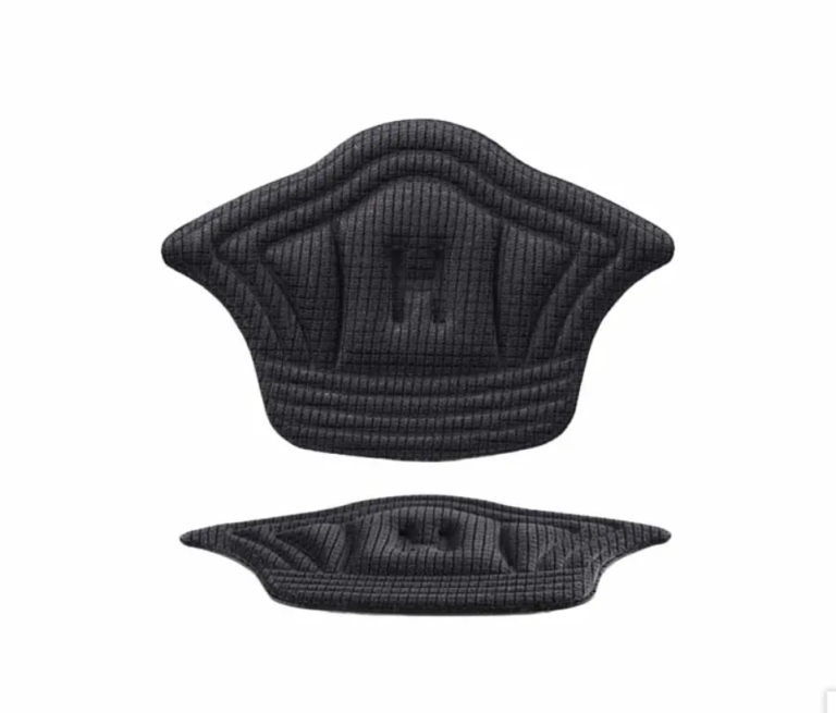 Set 2 Branturi adezive pentru calcaie, Panza, Negru