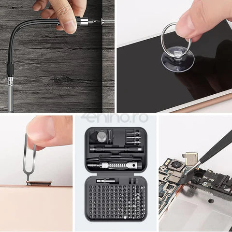 Set Trusa Surubelnite de Precizie 112 in 1 pentru Macbook, iMac, iPhone, electronice, telefon