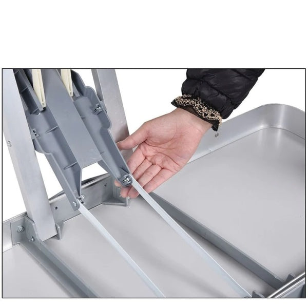 Set Masa pliabila Picnic tip Geamantan cu 4 Scaune din Aluminiu