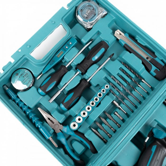 Trusa Bormasina Autofiletanta , 2 Acumulatori 36V 5Ah, Statie de Incarcare, 30 Accesorii