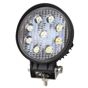 Set 4 x Proiector LED BAR, OFF ROAD, rotund, 9 LED, 27 W, 11 cm