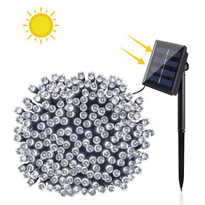 Instalatie 100 LED pentru exterior cu incarcare solara