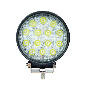 Set 4 proiectoare rotunde, 14 LED 48W auto off-road, IP 67