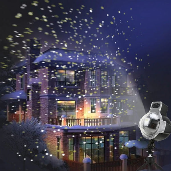 Proiector Laser Snow Flower, imita fulgii de zapada