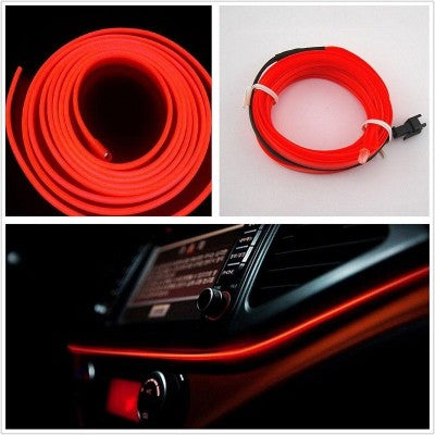 Banda neon LED pentru interiorul masinii
