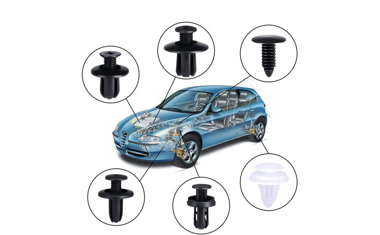Clipsuri auto 100 piese de fixare universale